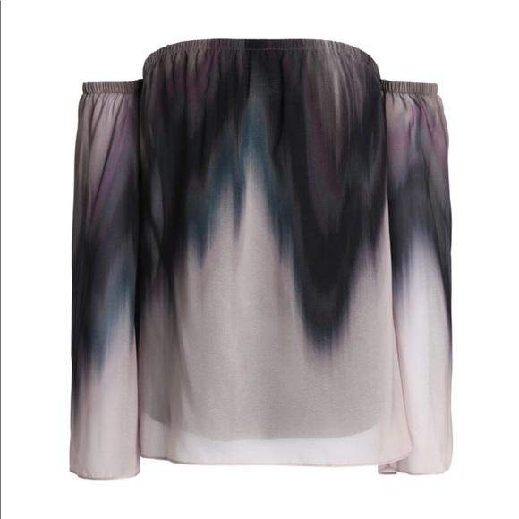 Bailey 44 grand jete chiffon off shoulder shirt - Picture 3 of 7